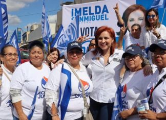 Imelda Sanmiguel recorre la frontera