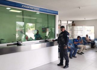 Mantienen vigilancia en centrales de autobuses