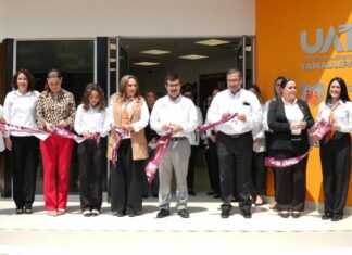 Entrega rector Dámaso Anaya moderna guardería CENDI UAT-IMSS