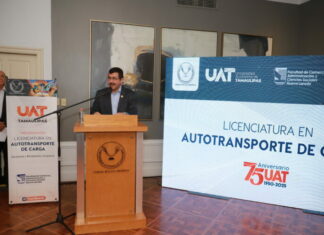 Presenta rector de la UAT nueva Licenciatura en Autotransporte de Carga