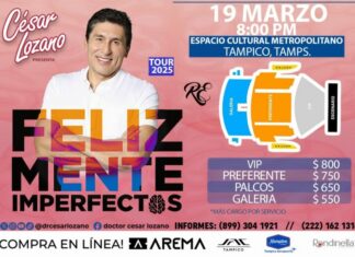 Invita DIF Tamaulipas a la conferencia “Feliz Mente Imperfectos” de César Lozano