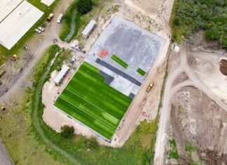 Avanza construcción y remodelación de canchas de futbol en Ciudad Victoria
