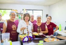 Supervisa SEBIEN comedores y entrega beneficios sociales en Victoria