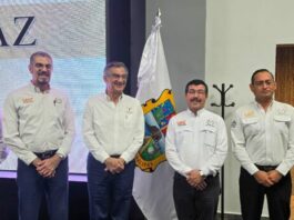 Rector de la UAT presenta avances del Atlas de Riesgos ante el gobernador en la Mesa de Paz