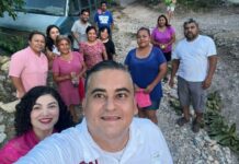 Regidor Oscar Narvaez da prioridad al trabajo cercano a la gente
