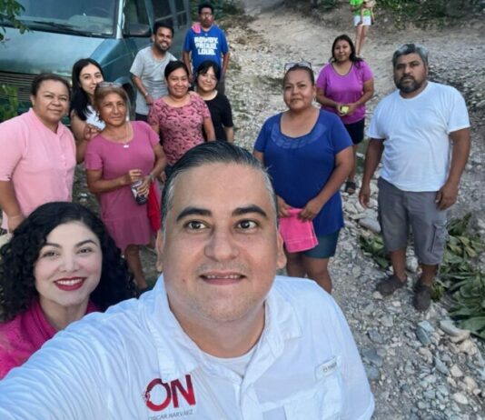 Regidor Oscar Narvaez da prioridad al trabajo cercano a la gente